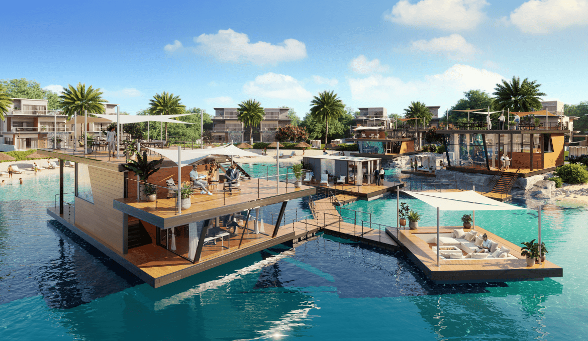 Damac Lagoons Dubai Portofino Büro Shared Office