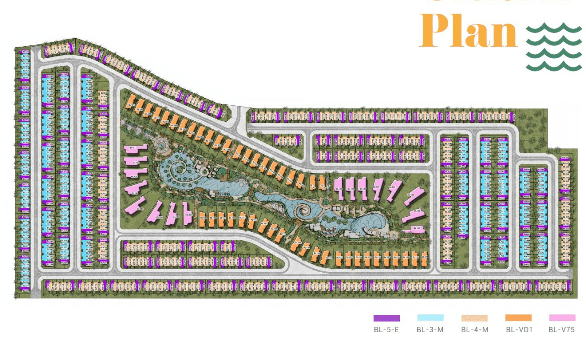 Damac Lagoons Dubai Portofino Master Plan Gesamtkonzept Min