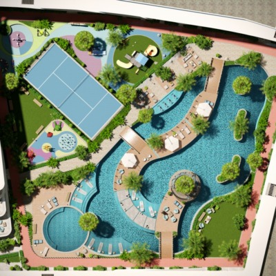 Draufsicht Pool Oxford 10 By Iman Jvc Dubai