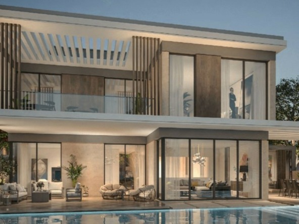 Aussenansicht vom Garten Harmony Tilal Al Ghaf Dubai 5 Zimmer