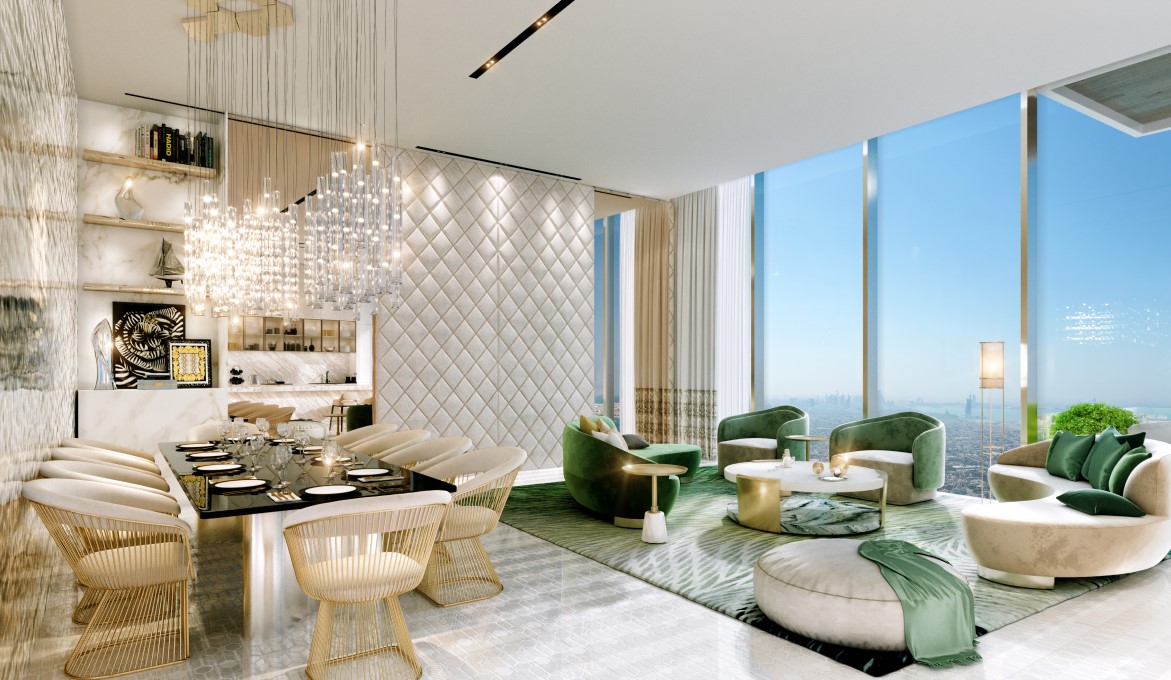 SAFA ONE DAMAC Dubai Wohnbereich