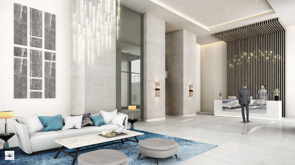 Lobby in The Cove in Creek Harbour Dubai von Emaar
