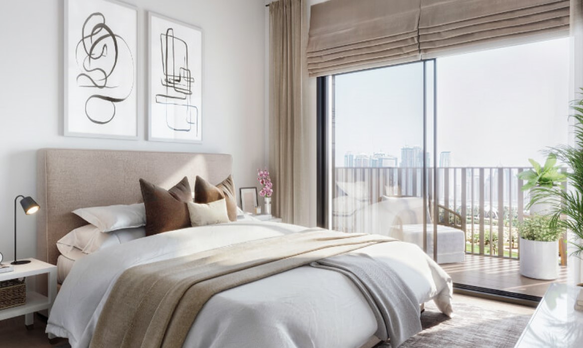 Schlafzimmer The Sloane von Ellington in JVC Dubai