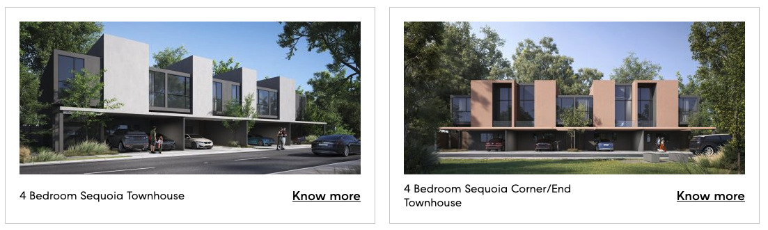 Arada Masaar Haeuser 2 3 4 Schlafzimmer Townhouse 2