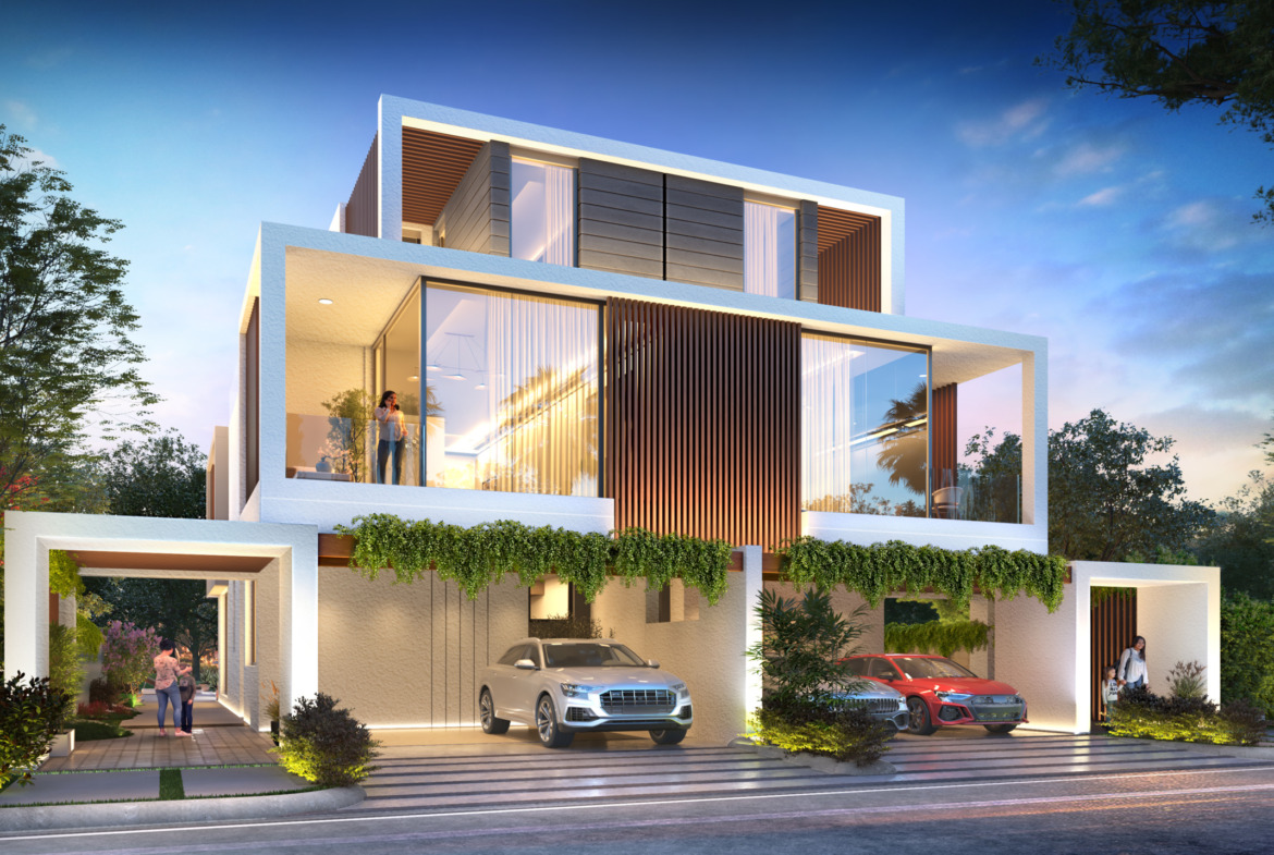 Damac Hills 2 Villa Townhouse Park Greens Dubai Haus Guenstig Billig D2 Twin Villa