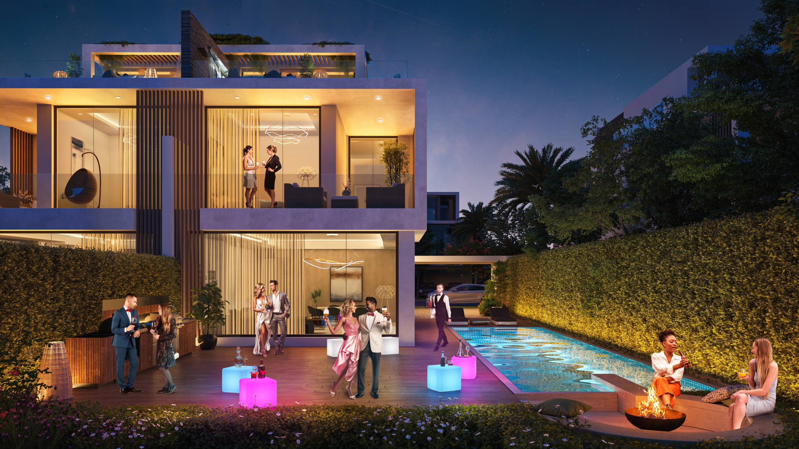 Dubai Haus Guenstig Billig Damac Hills 2 Villa Preiswert Kaufen