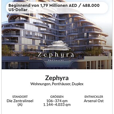 Dubai Islands Deira Investment Immobilien Wohnung Haus Villa Kaufen Projekt 1