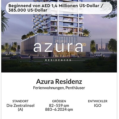 Dubai Islands Deira Investment Immobilien Wohnung Haus Villa Kaufen Projekt 12
